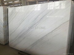 White marble slabs