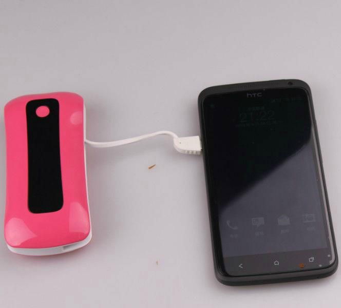5200mAh Power Bank With Output Cable USB Charger From Shenzhen