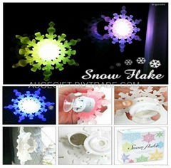 Snow shape led light 