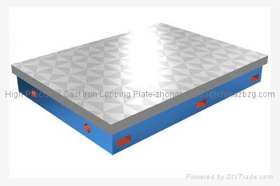 High precision Cast iron Inspection Surface Plate With Ribs 2