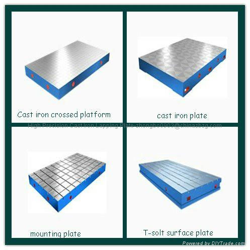 High precision Cast iron Inspection Surface Plate With Ribs 3