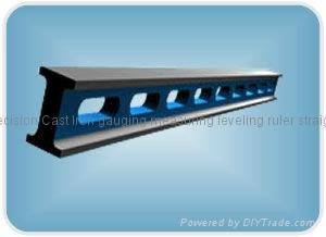 High Precision Cast Iron Gauging Measuring Leveling Ruler Straight