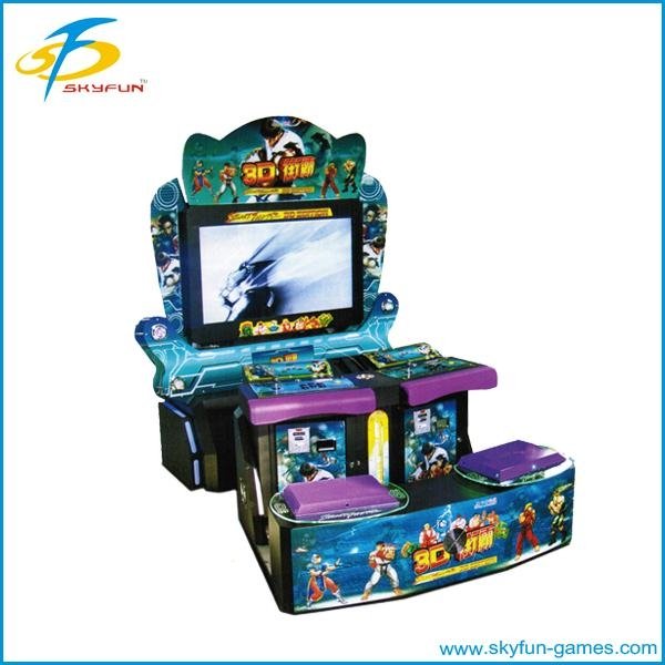 Street Fighter video game machines