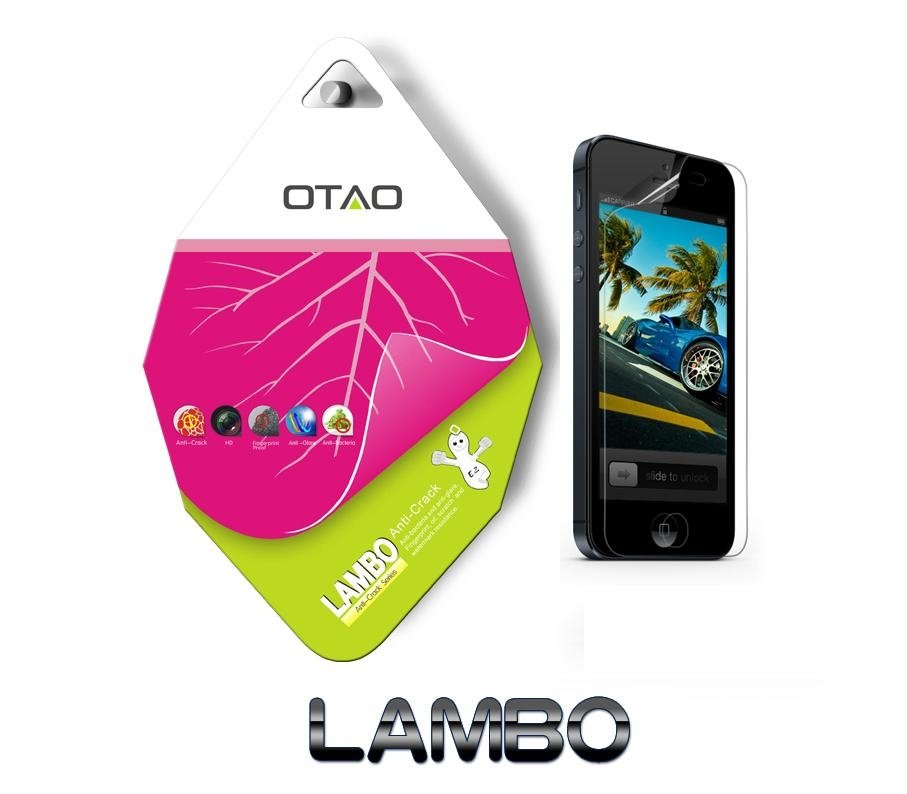 Anti-shock Screen Protector for iPhone 5s/5s OTAO 