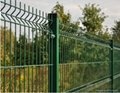 Galvanized and PVC coated welded wire fence 3