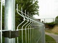 Galvanized and PVC coated welded wire fence 4