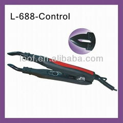 loof professional hair extension iron for brazilian human hair