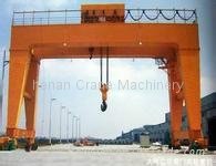 Double girder gantry crane used for factory yard