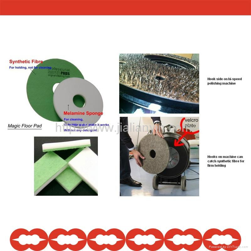 Eco-Friendly Machine Melamine Sponge Scouring Pad 3