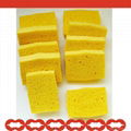 Double-Deck Cellulose Cleaning Sponge with Scouring Clothes Kitchen Tools 2