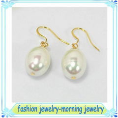 AAA imitation ivory pearl earring for wedding 2014