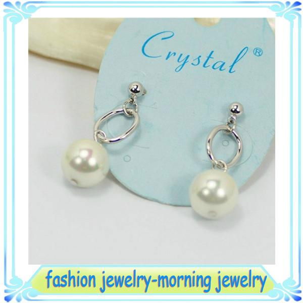 AAA imitation ivory pearl earring for wedding 2014 4