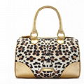 Leopard tote handbag facotry directly offer
