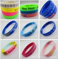 Good price Silicone Wristband with print logo or Debossed logo  1