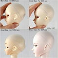 BJD Head Soft Silicone Wig Cap 1