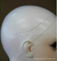 BJD Head Soft Silicone Wig Cap 3