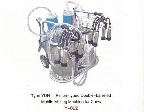 Piston-typed Mobile Milking Machine
