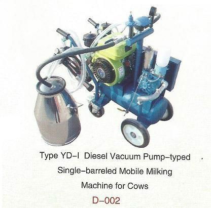 Vacuum Pump-typed Advanced Moblie Milking Machine(gasoline,diesel) 3