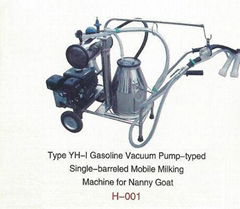 Vacuum Pump-typed Advanced Moblie Milking Machine for Nanny Goat