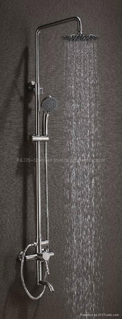 Stainless steel shower riser 4