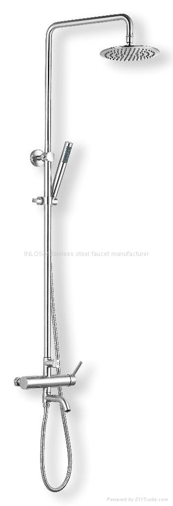 Stainless steel shower riser 5