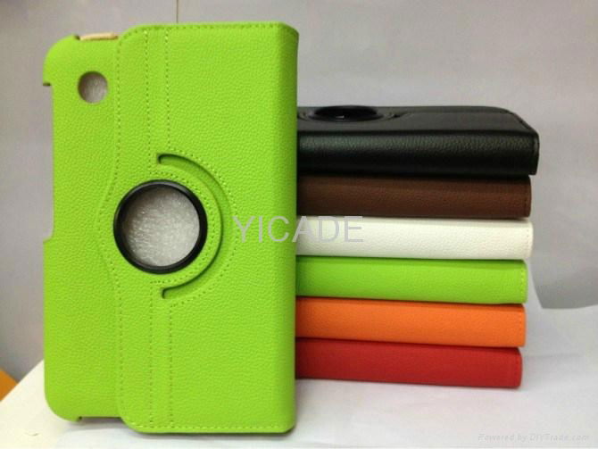 samsung galaxy tab p3100 360 degree rotating leather case cover