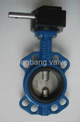 gear box butterfly valve 