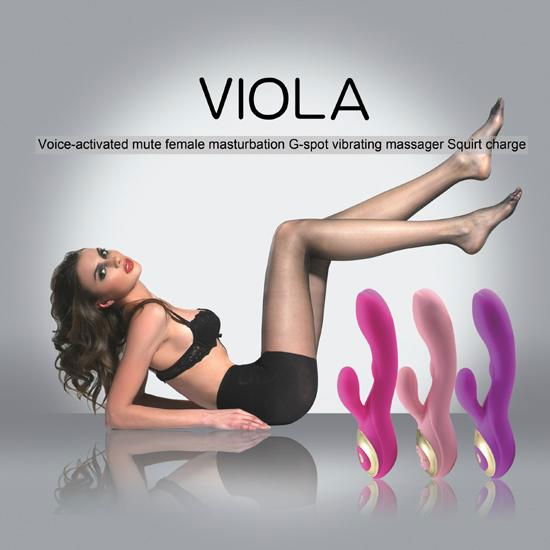 Voice-activated G-spot vibrating massager