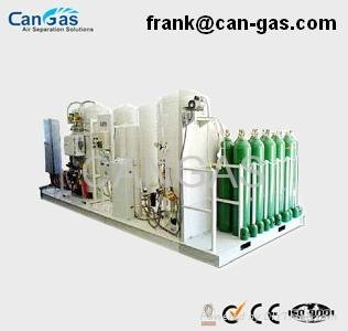 Oxygen cylinder filling system
