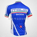 2013 sublimated custom Blue Short Sleeve sublimated cycling sets 2