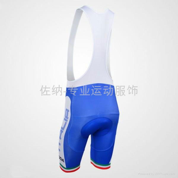 2013 sublimated custom Blue Short Sleeve sublimated cycling sets 4