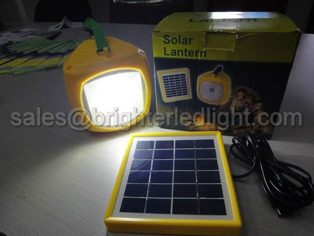 Portable Split Type Solar 1W LED Camping Light Lamp Lantern 3