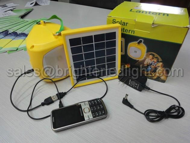 Portable Split Type Solar 1W LED Camping Light Lamp Lantern 5