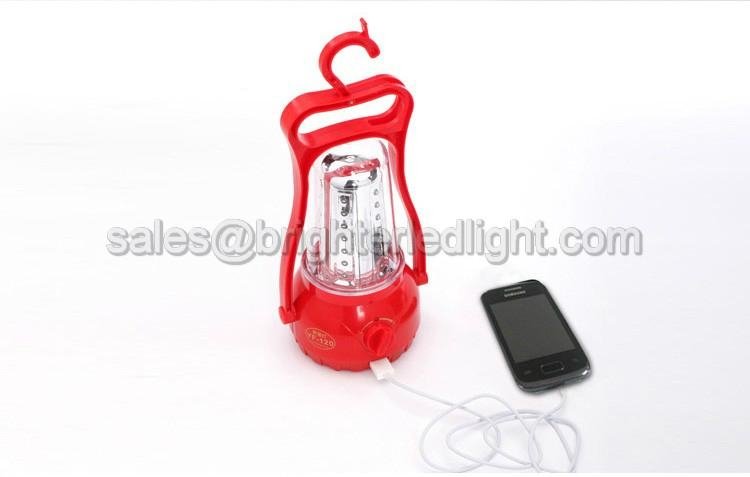 Split Type Hanging Rechargeable Solar 35 LED Camping Lamp 3
