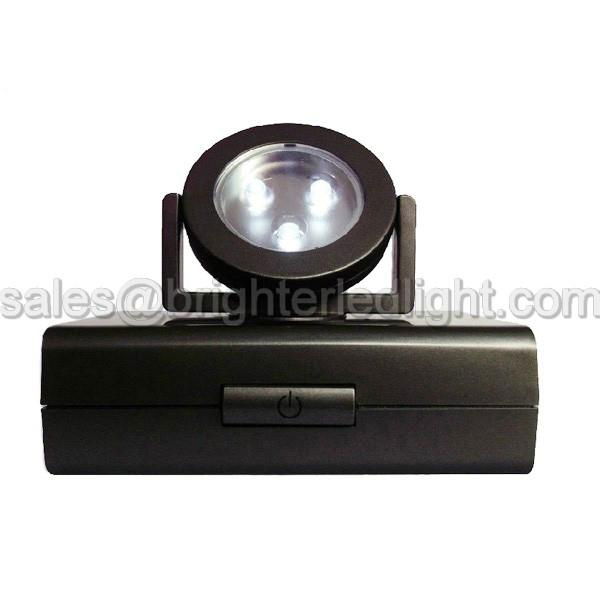 Battery Wireless 3 LED Cabinet Light Mini Spotlight