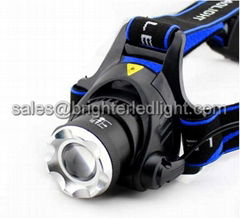 Zoom CREE T6 Super Bright LED Headlamp