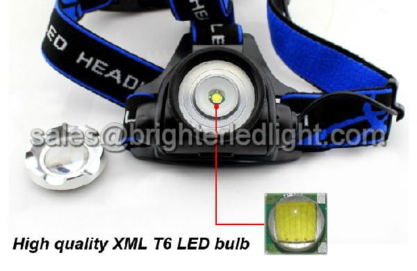 Zoom CREE T6 Super Bright LED Headlamp 3