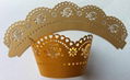 Laser cut paper cupcake wrapper