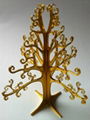 Shiny gold acrylic christmas tree(double