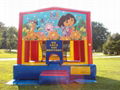 Princess bounce house,dora bouncer 3