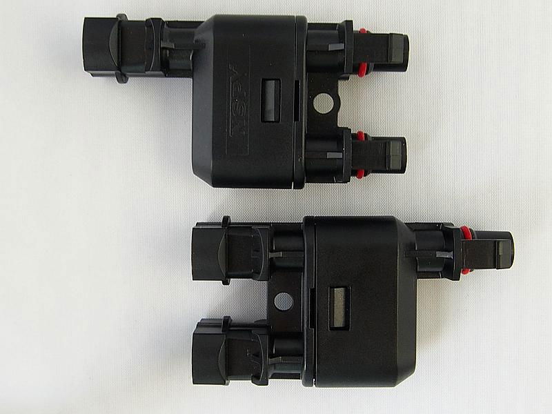 TUV Solar PV MC4 Branch Connector with panel for PV system