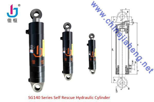 double-acting  hydraulic cylinder 2