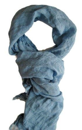 100% Linen Scarf All Natural Eco Beach Scarf and Throw Light Shawl