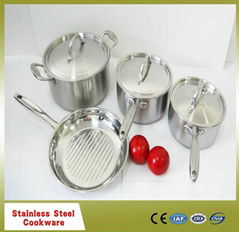 High quality stainless steel cookware 