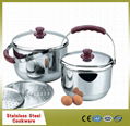 3-PLY stainless steel cookware products