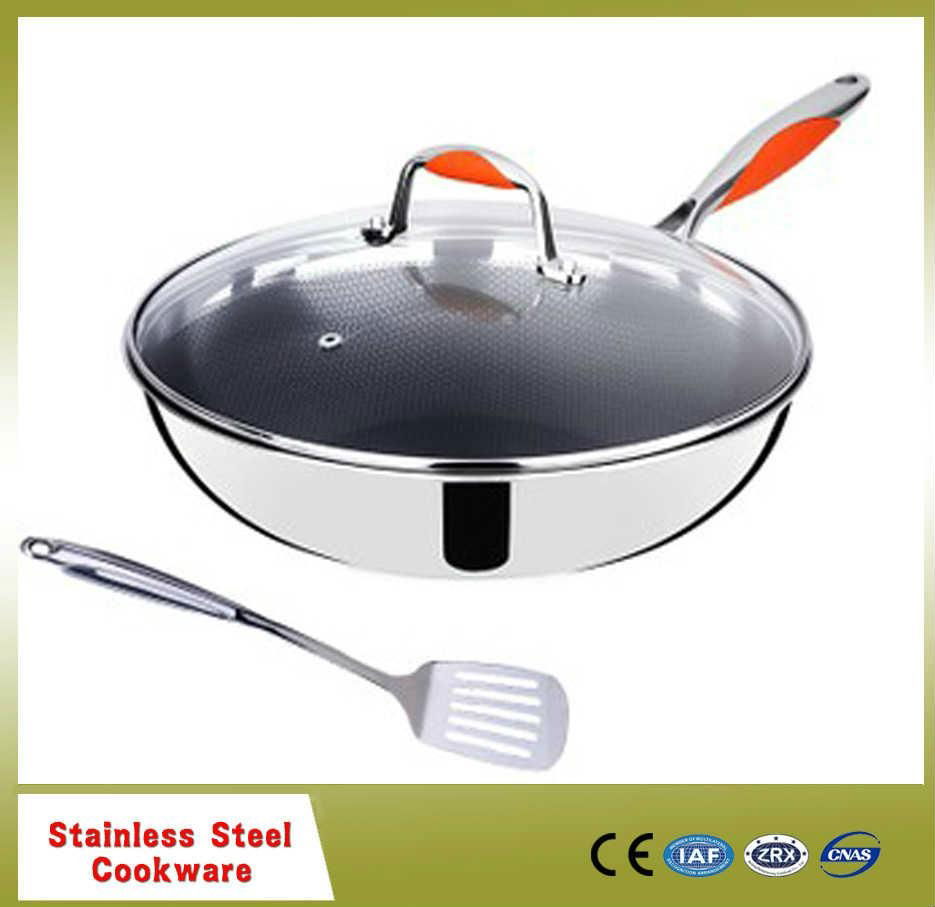 High quality stainless steel saute pan