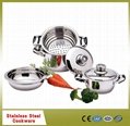 Stainless steel calphalon cookware sets