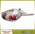 Stainless steel pans for cooking 1