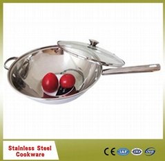 Stainless steel pans for cooking