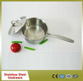 stainless steel baby milk pan